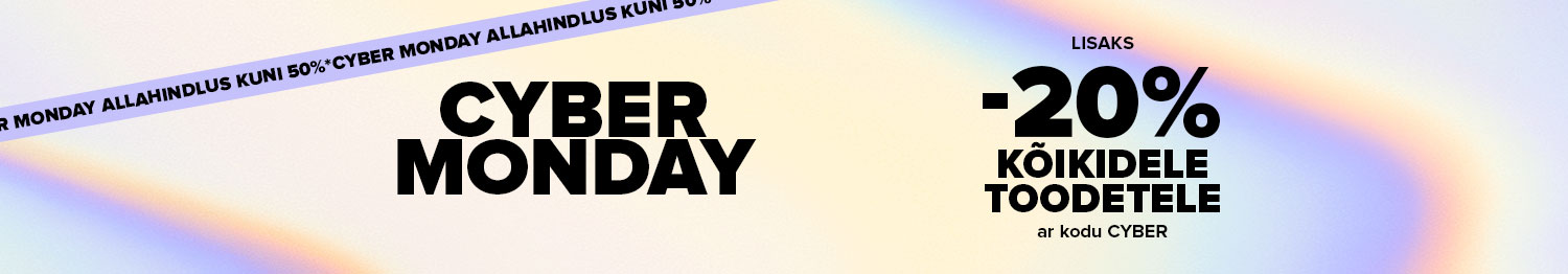 Cyber Monday – lisaks 20% allahindlus kõigele koodiga CYBER | Open24.ee